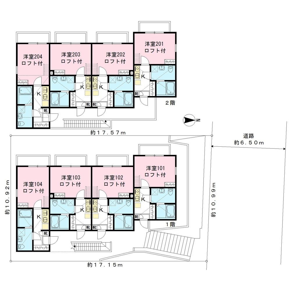 富岡西7丁目集合住宅
